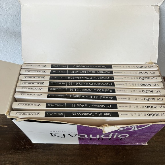 Dramatized King James Version KJV Audio Bible 64 CD Box Set Zondervan - Picture 4 of 8
